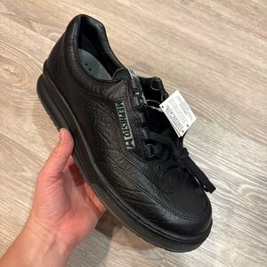 Mephisto Black Leather Men's Sneakers Comfy Athlethure shoes sz 8